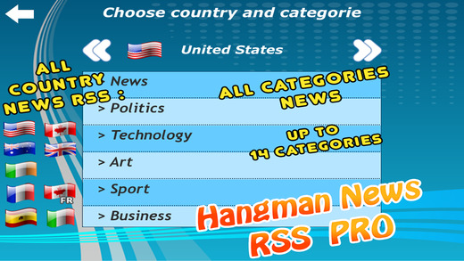 【免費遊戲App】Hangman News RSS Pro in real time with categories News-APP點子