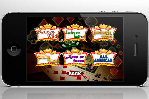 AAAA 4 Aces Video Poker HD screenshot 2