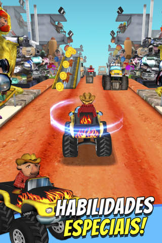 Offroad Monsters . Monster Trucks Simulator Racing Game For Kids Free screenshot 3