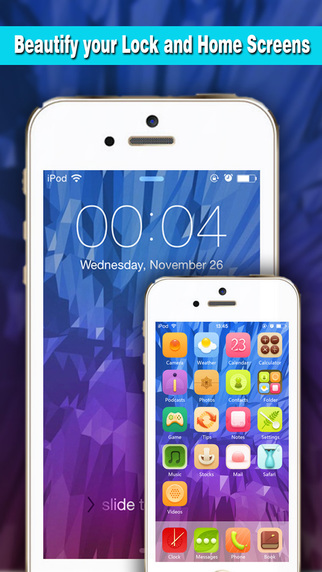 【免費書籍App】Magic Screen FREE - Wallpapers & Backgrounds Maker with Cool HD Themes for iOS8 & iPhone6-APP點子