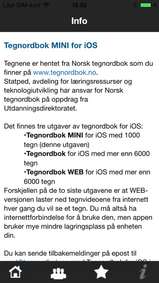 【免費教育App】Tegnordbok MINI-APP點子