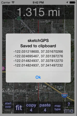 sketchGPS screenshot 3
