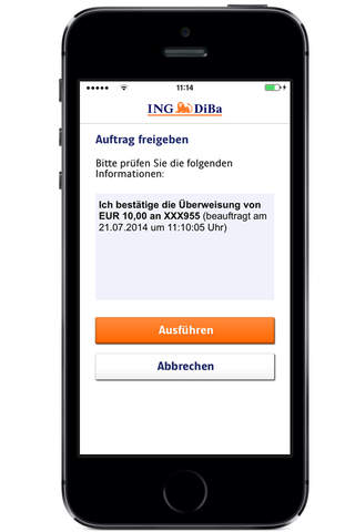 ING-DiBa SmartSecure screenshot 2
