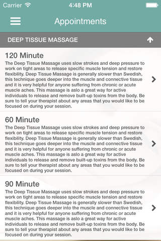 Relax At Home Massage screenshot 3