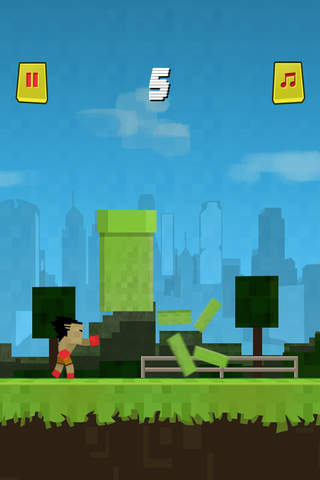 Blocky Boxer - Steel Fist Punch Distruction screenshot 2
