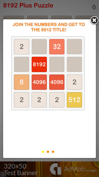 【免費遊戲App】8192+ - Next level of 2048-APP點子