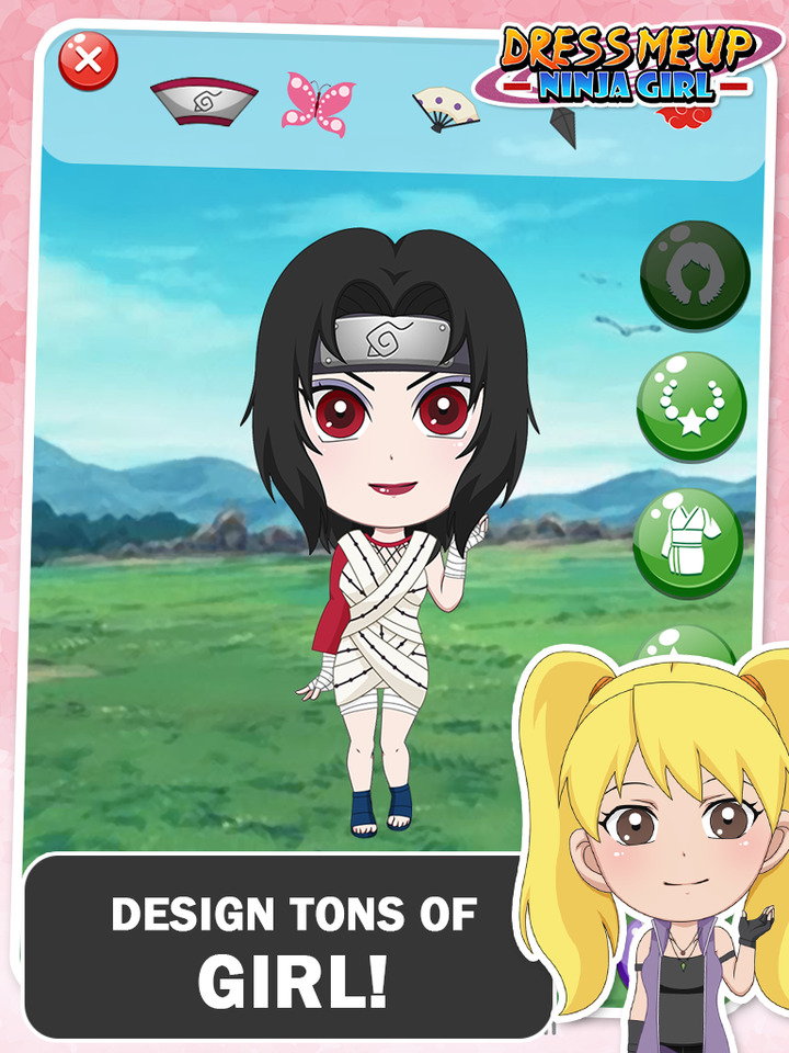 Create Your Own Naruto Character Game