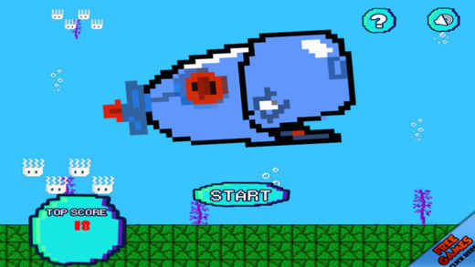 Mega Splashy Pixel Fish Quest - Atlantis Reef Shark Bite Avoider FREE