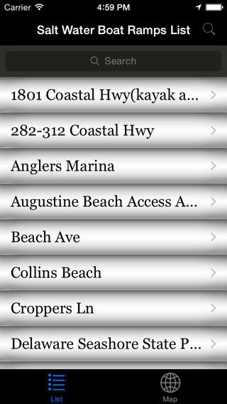 【免費旅遊App】DE-NJ: Salt Water Boat Ramps-APP點子