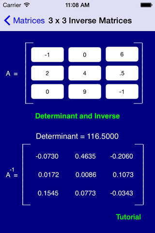 Finite Math Pro screenshot 3