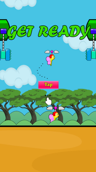 【免費遊戲App】Flapping Butterfly - Copter Like Wings-APP點子