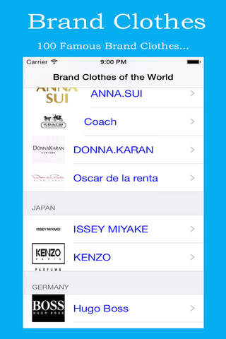 Brand Clothes of the World screenshot 3