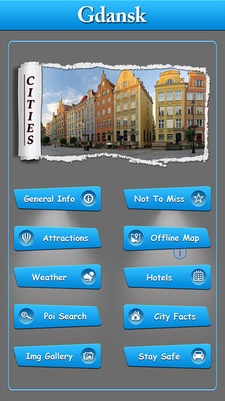 Gdansk Offline Map Travel Guide