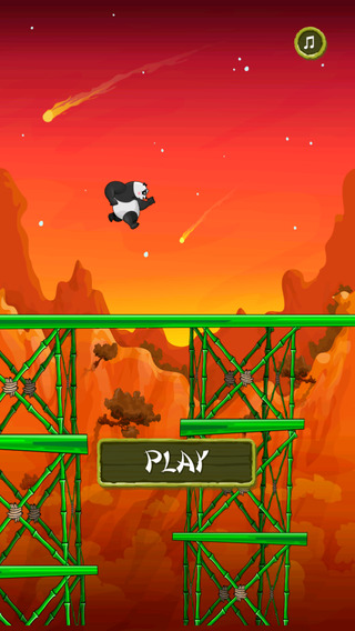 【免費遊戲App】Panda Ninja Jump-APP點子