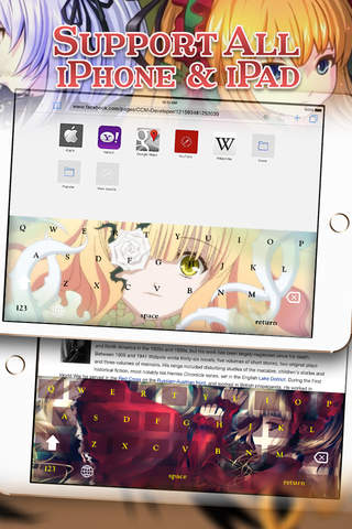 KeyCCM – Manga & Anime : Cute Cartoon & Wallpaper Keyboard Themes For Rozen Maiden Edition screenshot 3