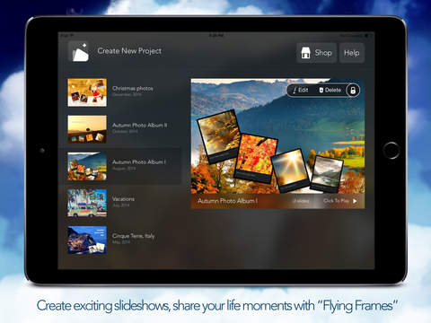 【免費攝影App】Flying Frames - Photo Album And Slideshow Editor-APP點子