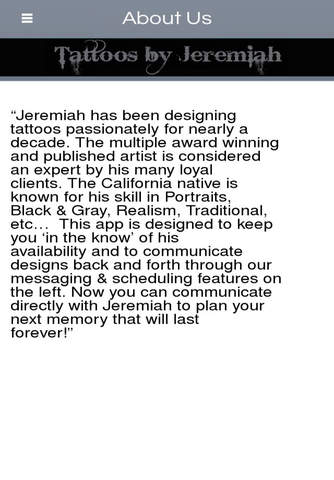 Tattoos by Jeremiah Beshears screenshot 2