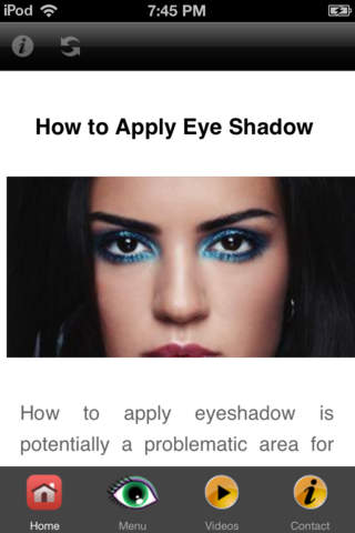 Celebrities Eye Makeup Guide screenshot 4