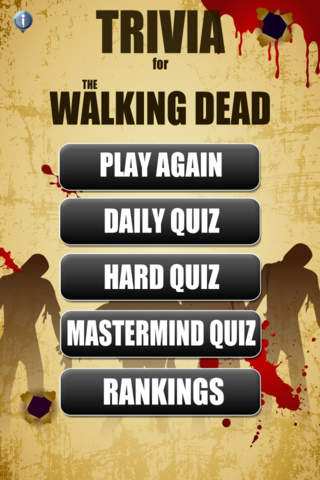 Walking Dead Edition Trivia- great game for boys & girls of all ages screenshot 4