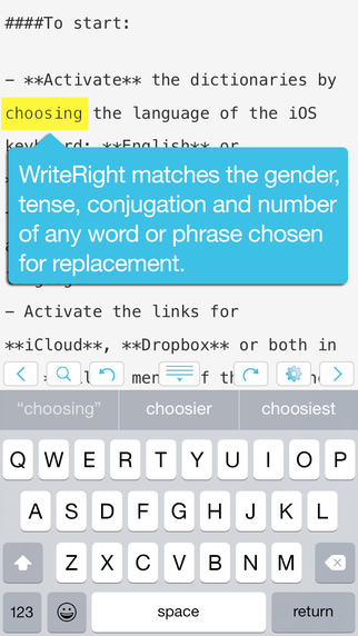 【免費生產應用App】WriteRight: enjoy writing-APP點子