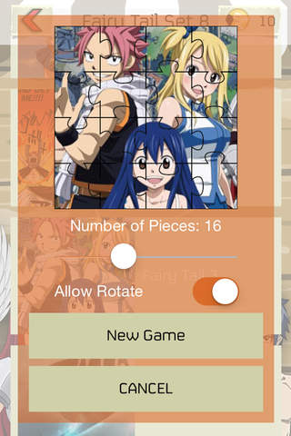 Jigsaw Manga & Anime Hd  - “ Japanese Puzzle Cartoon Collection For Fairy  Tail Edition “ screenshot 4