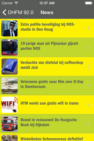 Den Haag FM App screenshot 3