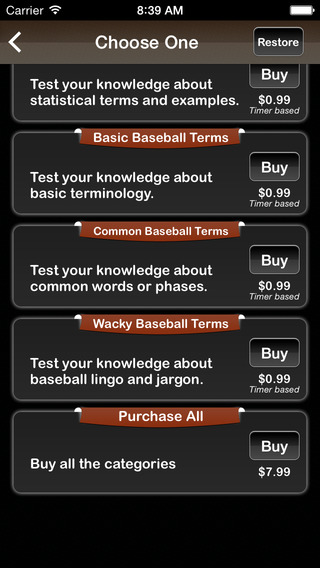 【免費運動App】LL Baseball IQ-APP點子