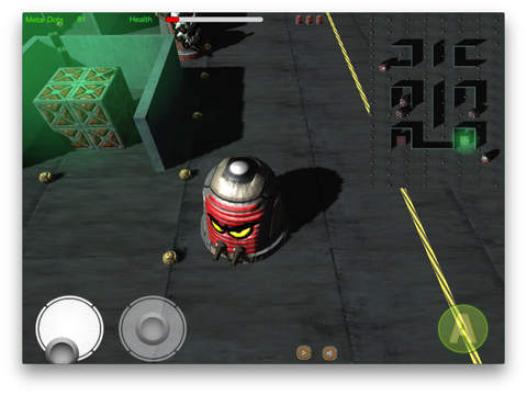 AngryBot VS SkullBot's Empire : Fight for Metal Dots for iPad screenshot 2