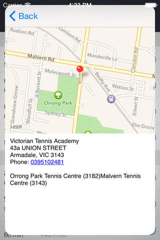 Victorian Tennis Academy screenshot 3