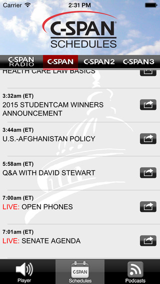 【免費新聞App】C-SPAN RADIO-APP點子