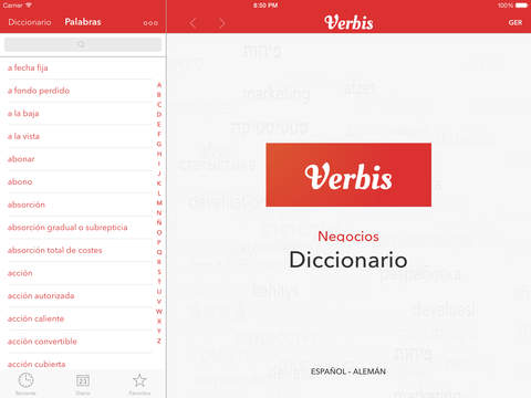 【免費書籍App】Verbis Diccionario Español-Alemán de Finanzas, Banca y Contabilidad-APP點子