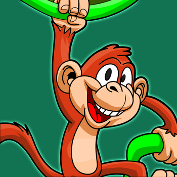 Swinging Monkey - For Kids! Swing Through The Heat Of The Jungle As Far As The Baboon Can! LOGO-APP點子