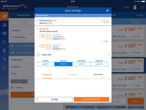 【免費旅遊App】Aeroflot-APP點子