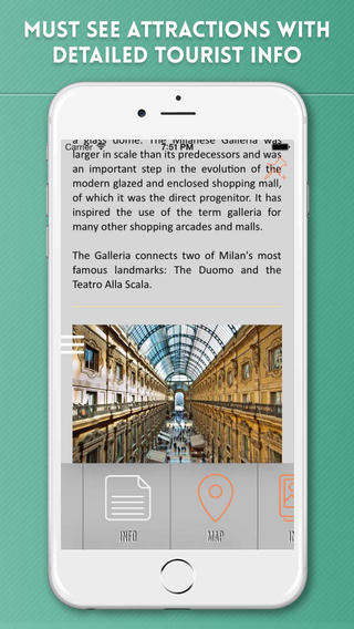 【免費旅遊App】Milan Travel Guide with Offline City Street and Metro Maps-APP點子