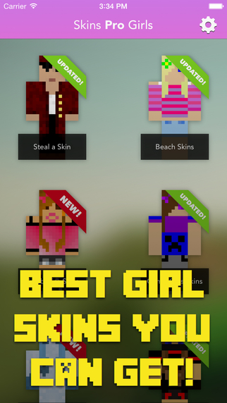 【免費娛樂App】Skins Pro Girls for Minecraft-APP點子