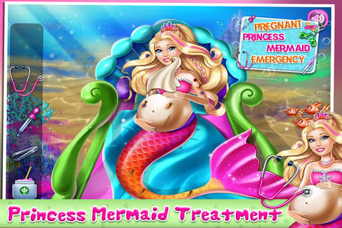 Pregnant Princess Mermaid Emergency screenshot 2
