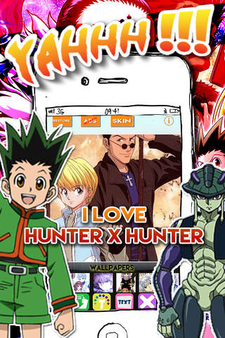 CCMWriter - Manga & Anime Studio Design Text and Photo Camera of  Hunter x Hunter screenshot 2