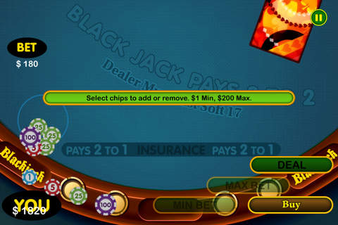 21 My Las Vegas Strip Social Blackjack - Best Big Casino Jackpot Win Games Free screenshot 2