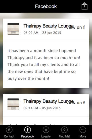 Thairapy Beauty Lounge screenshot 2