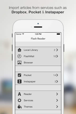 Flash Reader screenshot 2