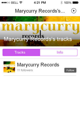 Marycurry Records's tracks screenshot 2