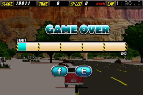 3D Retro Racer (WOB Mini Bus Racing Edition) - Free Real Car Race Game screenshot 4