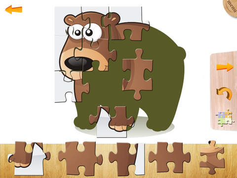 Скриншот из Animals Puzzle game for toddlers HD Lite Free - Children s Educational Jigsaw Puzzles Games for preschool kids little boys and girls age 4 +