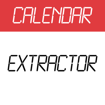 Calendar Extractor : the simpliest way to know your working time LOGO-APP點子