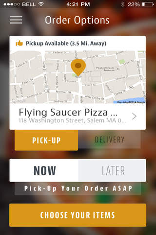 Flying Saucer Pizza Company screenshot 2