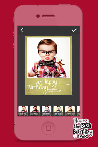 Birthday Greeting Cards Maker - Make own birthday movement special screenshot 2