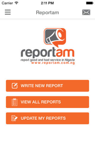 Reportam Mobile App screenshot 2
