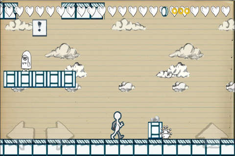 Running Doodle Boy In Paper World screenshot 2