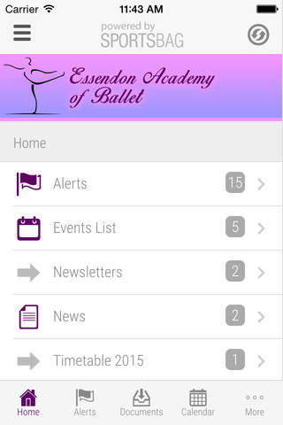 Essendon Academy of Ballet - Sportsbag screenshot 2