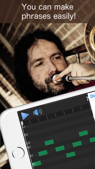 MelodyMaker-Lite for players of fretless stringed instruments wind players and vocalists